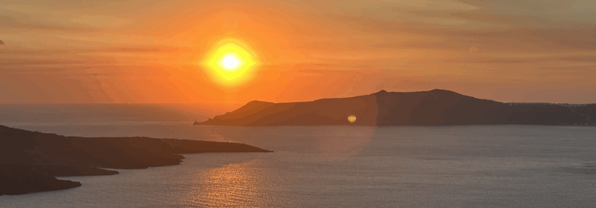 Santorini Golden Sunset